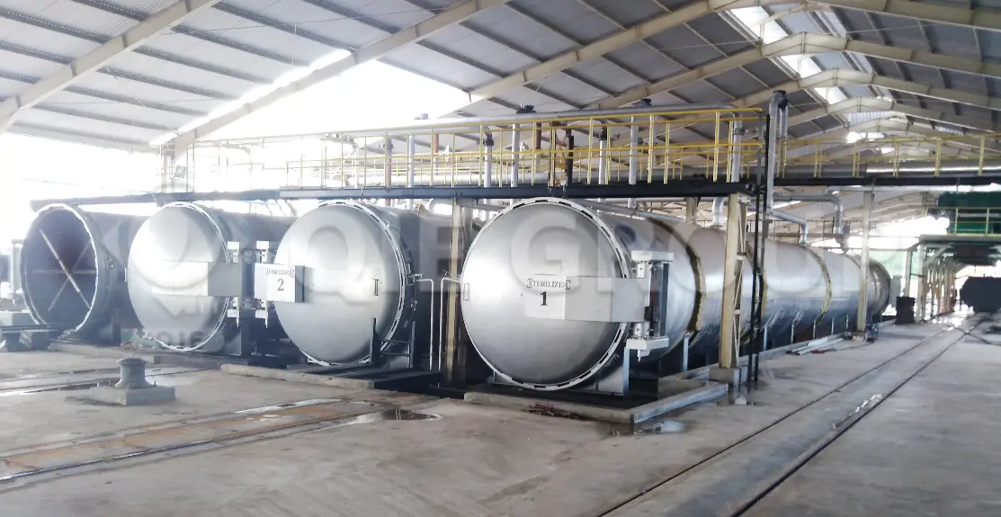 معدات التعقيم الأفقي لمعالجة زيت النخيل