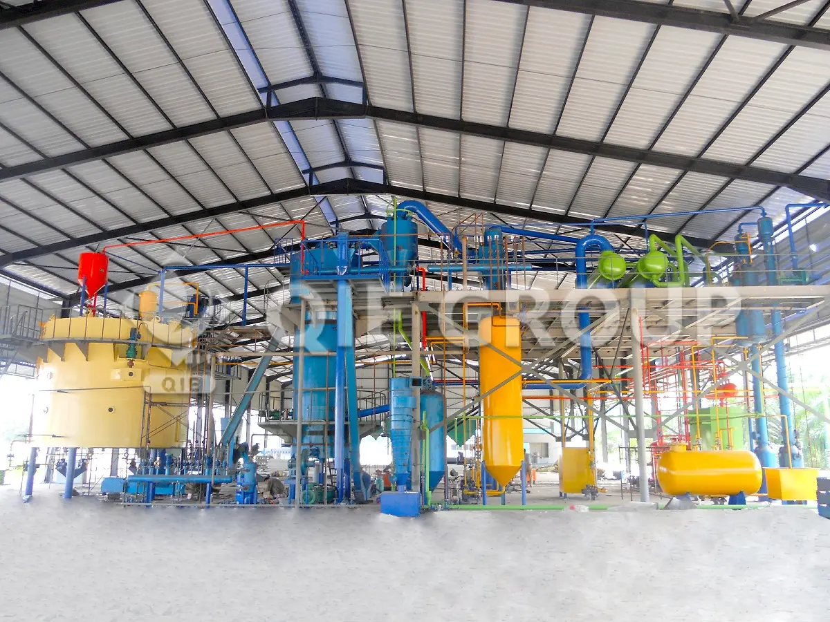 معدات ورشة استخلاص مذيبات زيت النخيل