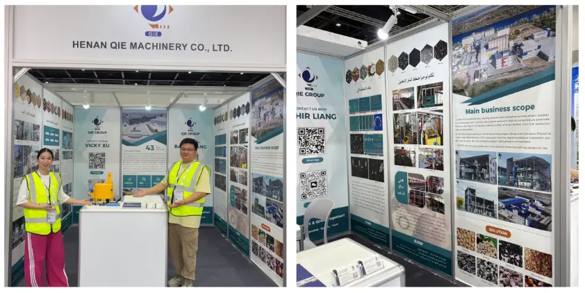 عملاء عالميون يزورون جناح مجموعة QIE في معرض دبي لتجهيز الأغذية