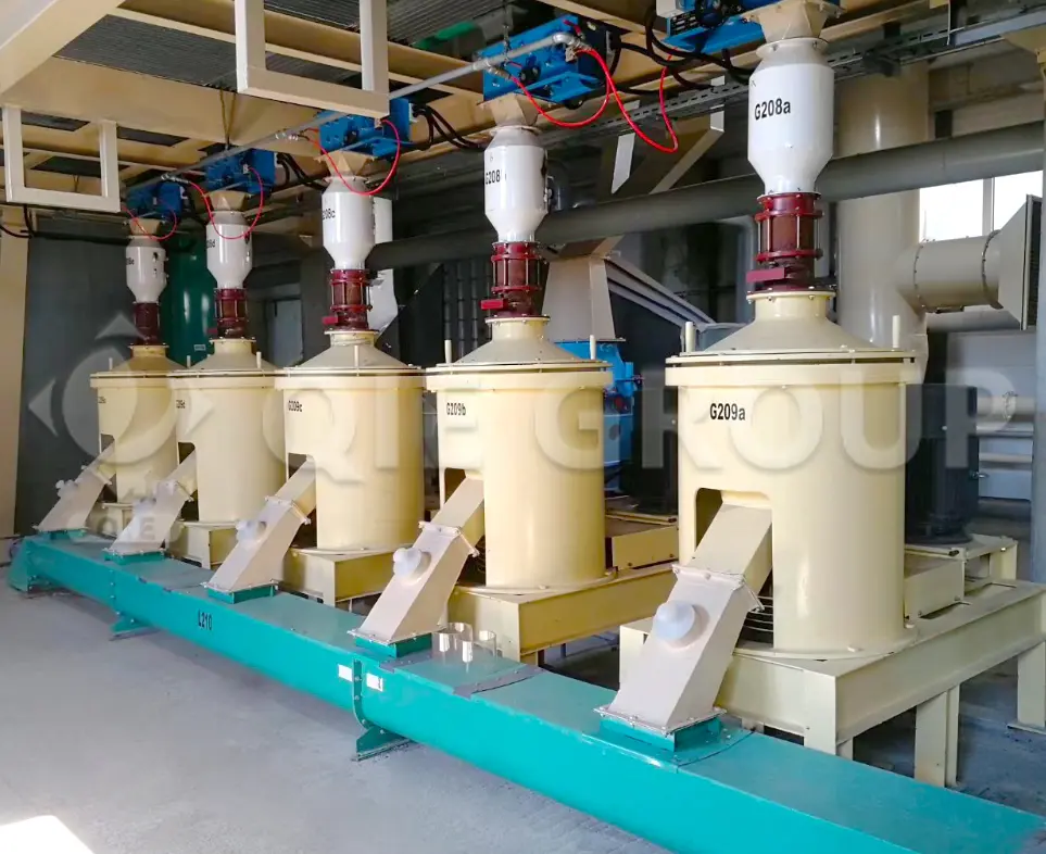 نظرة عامة على ورشة معالجة الزيوت الصالحة للأكل، تعرض حلول مجموعة QIE المتكاملة، بما في ذلك تخطيط المعدات ونظرة عامة على خط الإنتاج.