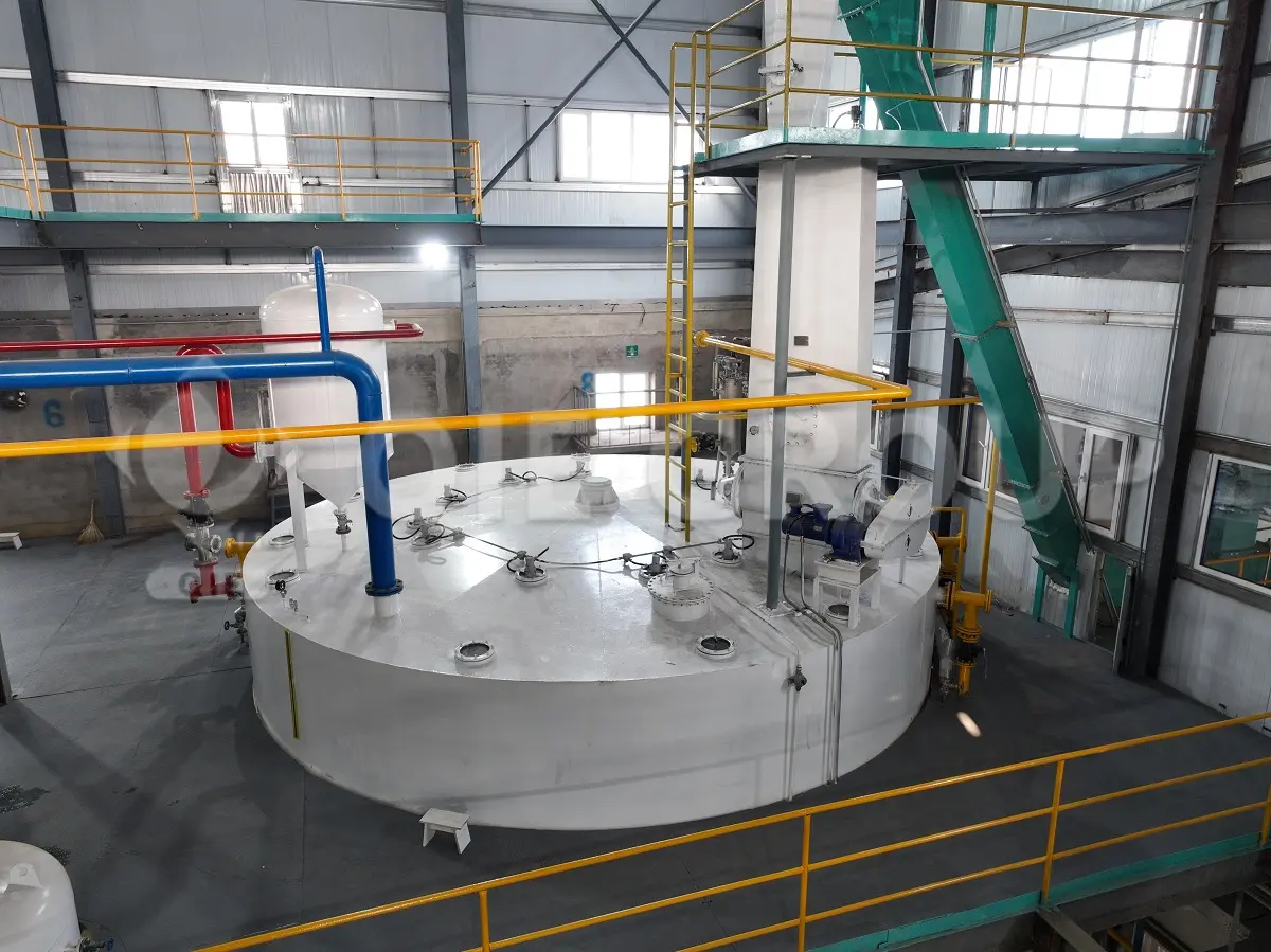 جهاز استخلاص دوار أفقي عالي الكفاءة لإنتاج الزيت.