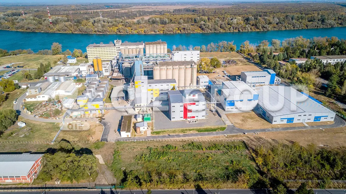 منظر خارجي للمنطقة الصناعية لمجموعة QIE والمصنع الرئيسي