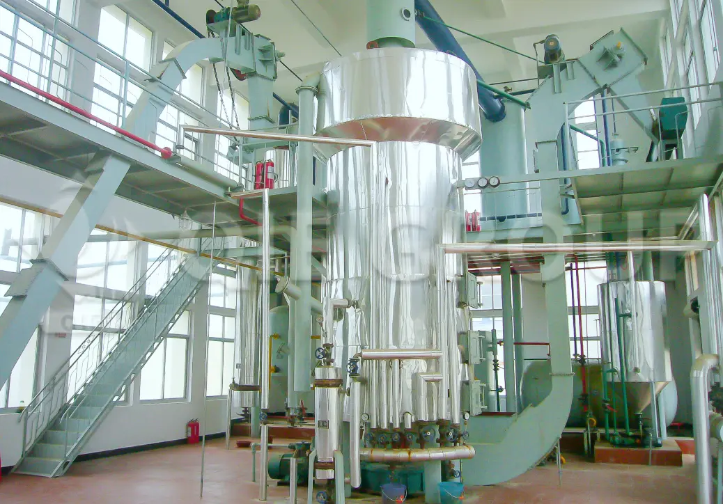 تصميم كامل لمصنع استخلاص الزيوت الصالحة للأكل لمعالجة فول الصويا وبذور اللفت وبذور عباد الشمس.