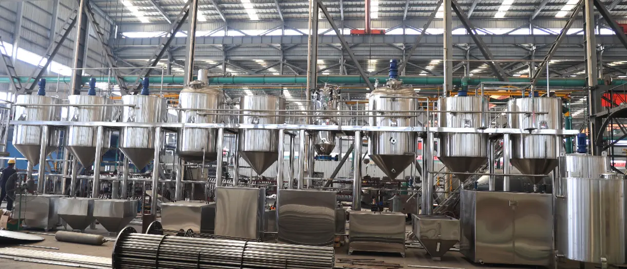 نظرة عامة على ورشة تكرير الزيوت الصالحة للأكل