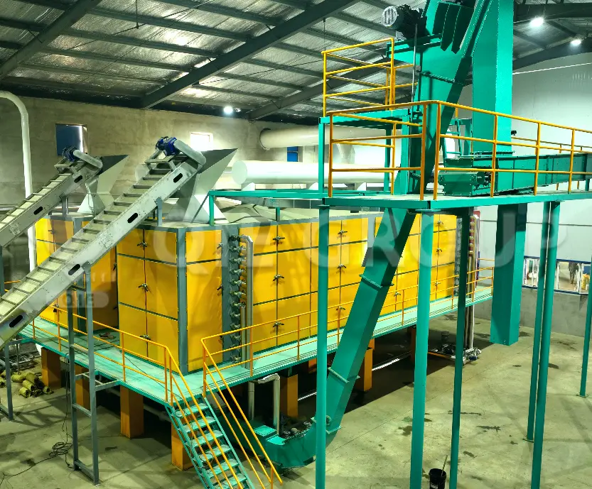 ورشة عمل لاستخراج الزيوت الصالحة للأكل باستخدام سلسلة الجر لاستخلاص المذيبات بكفاءة عالية