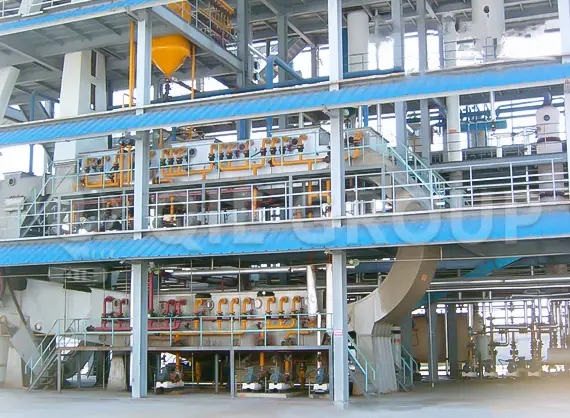 مستخلص حلقي يُستخدم في عملية استخلاص الزيوت الصالحة للأكل بالمذيبات لمعالجة البذور الزيتية