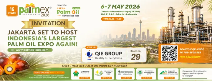 مجموعة QIE تشارك في معرض PALMEX إندونيسيا